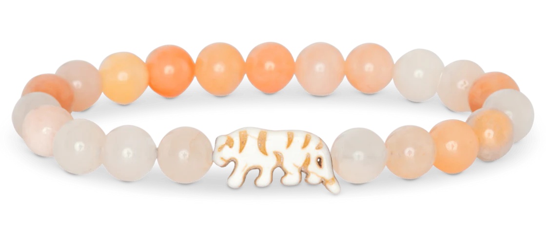 The Prowl Bracelet - Tiger - Hibiscus