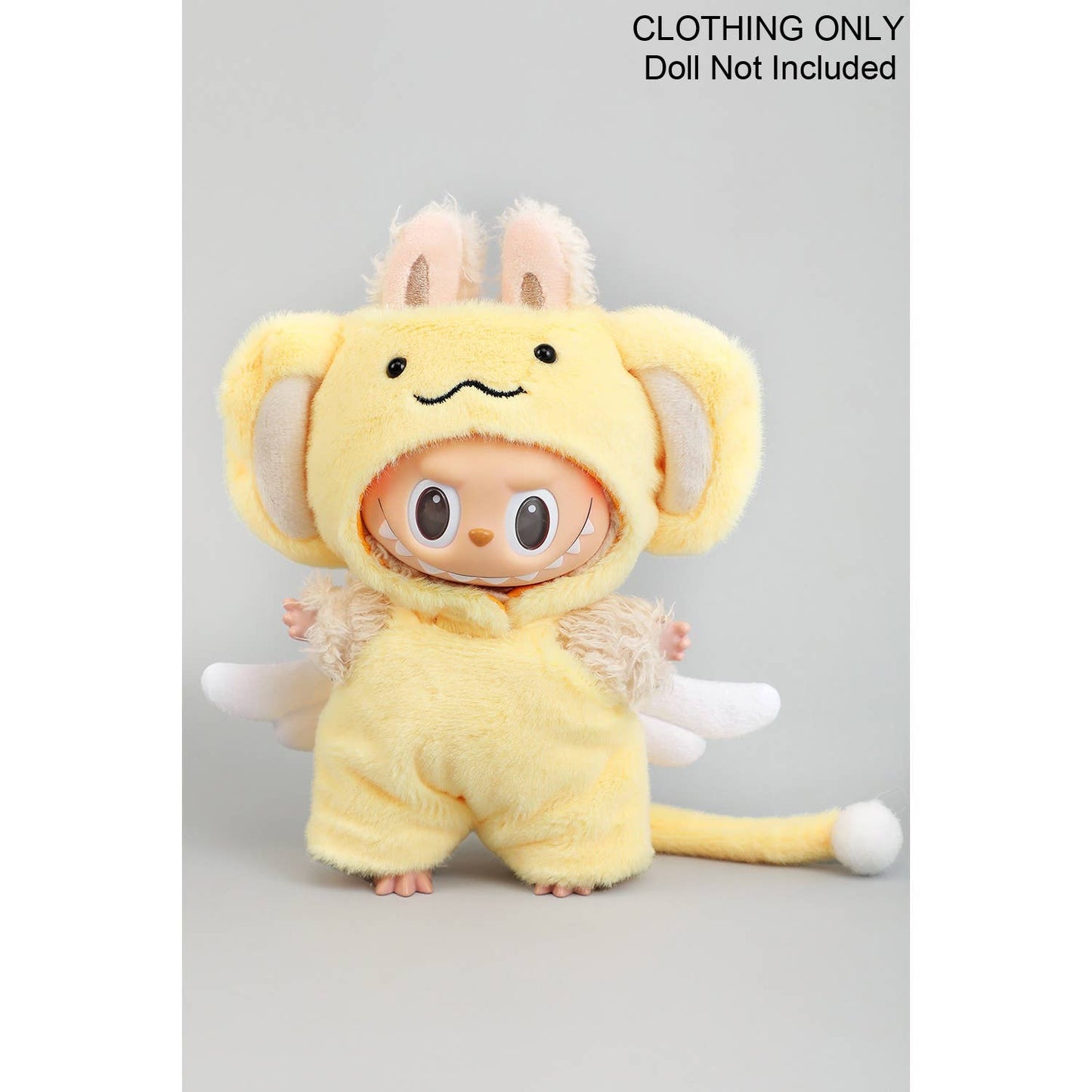 FURRY WINGED TWO PIECE LABUBU OUTFIT ONLY