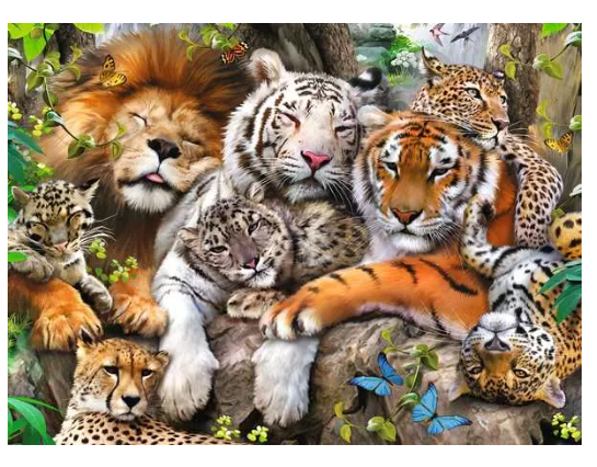 Big Cat Nap jigsaw Puzzle