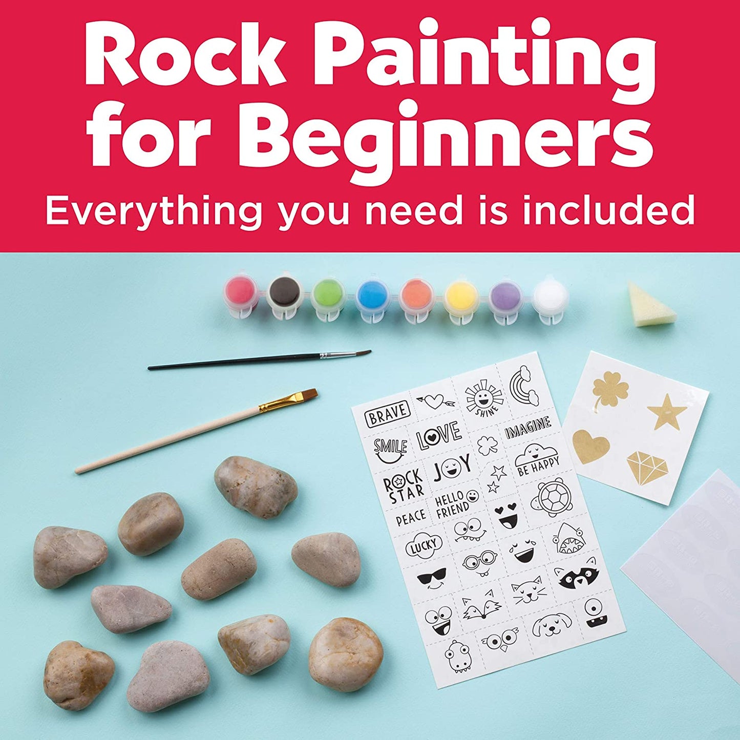 Hide Seek Rock Painting