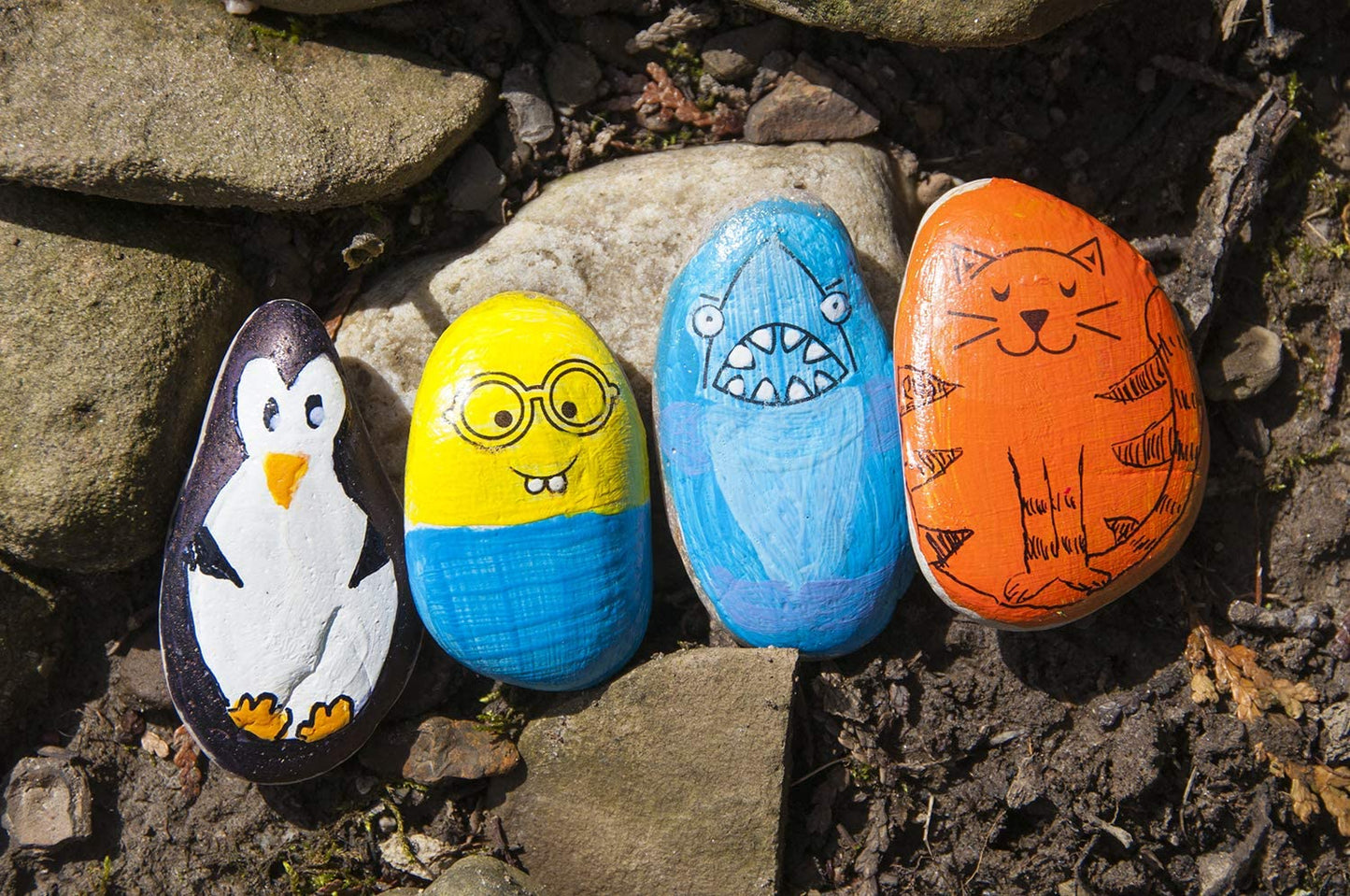 Hide Seek Rock Painting