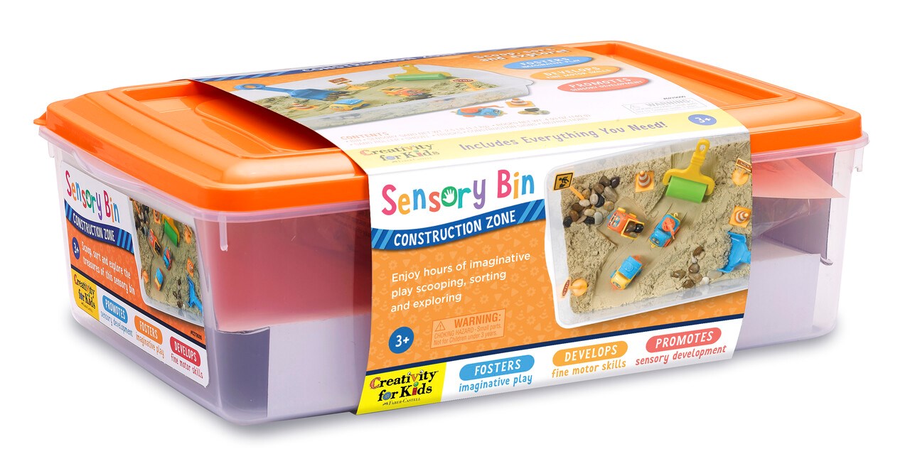 Construction Sensory Bin