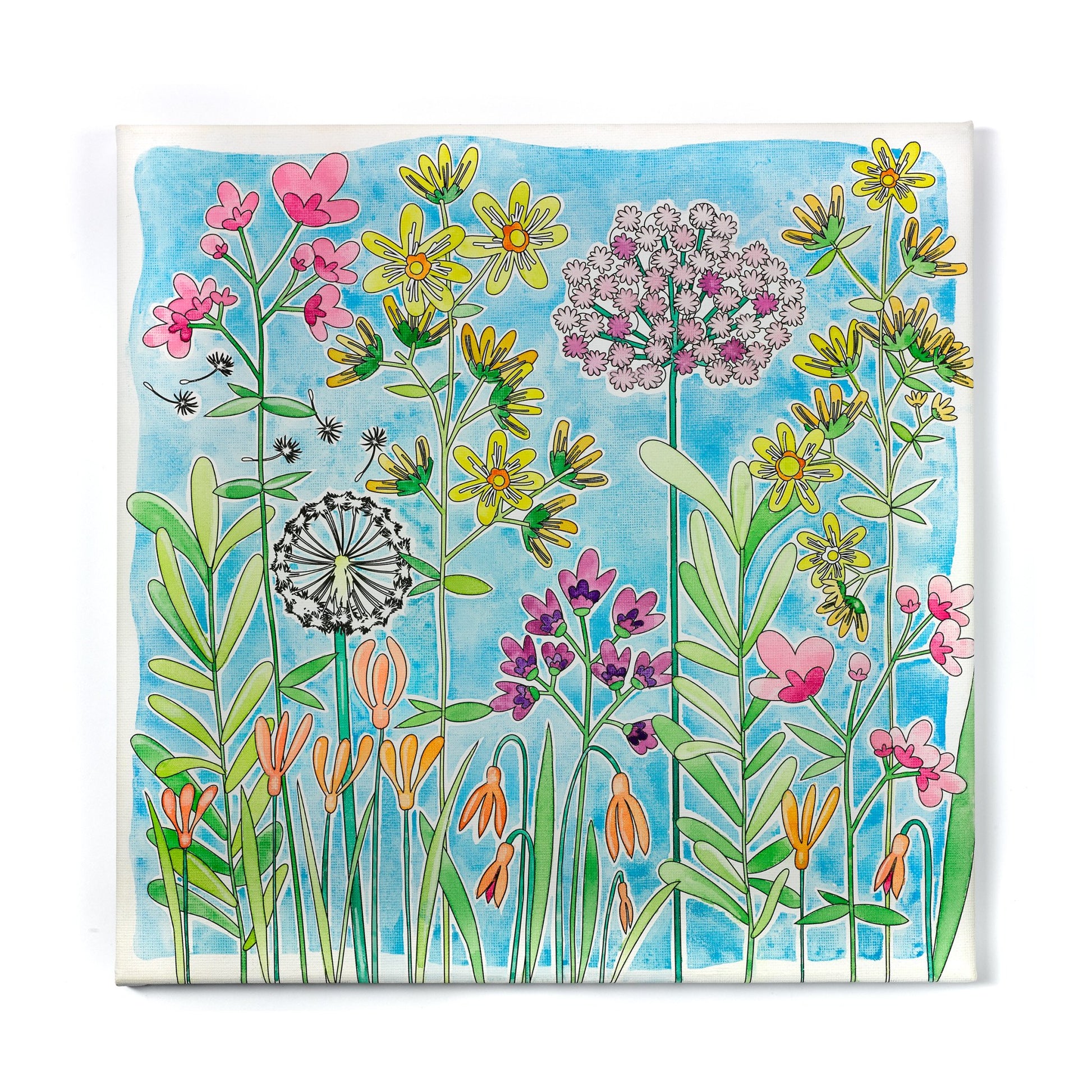 Watercolor Paint by Number Farm House