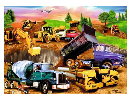 Construction Crowd 60 Pc