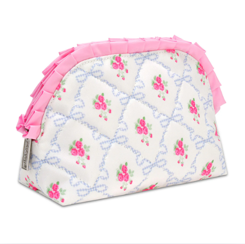 Cosmetic Bag Oval Ditsy Floral