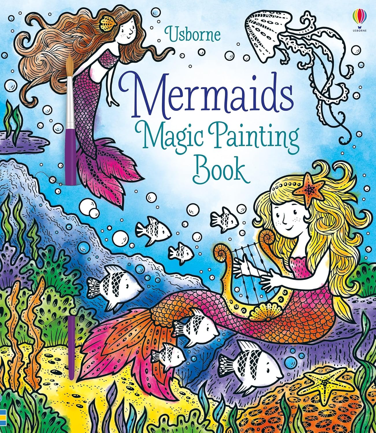 Mermaids Magic Painting Book PB