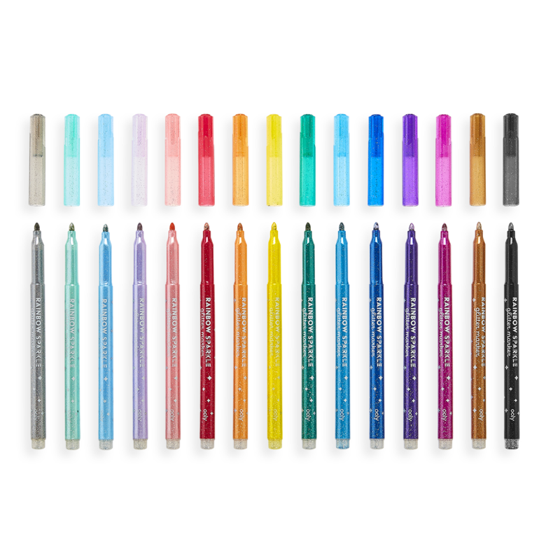 Rainbow Glitt Markers 063