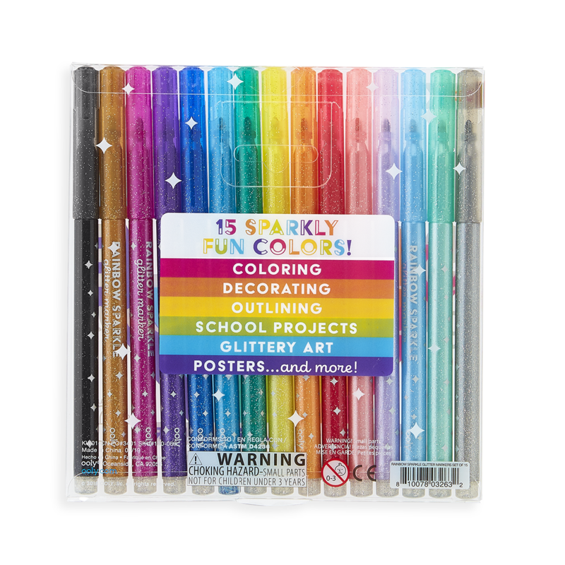 Rainbow Glitt Markers 063