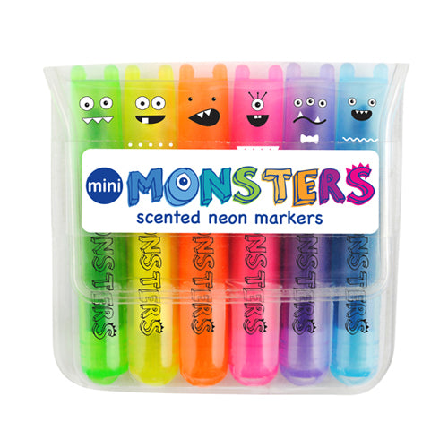 Mini Monster Neon Markers
