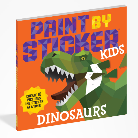 Paint by Sticker Dino