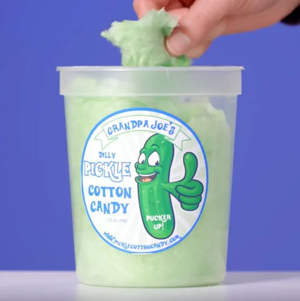 Pickle Cotton Candy Tub