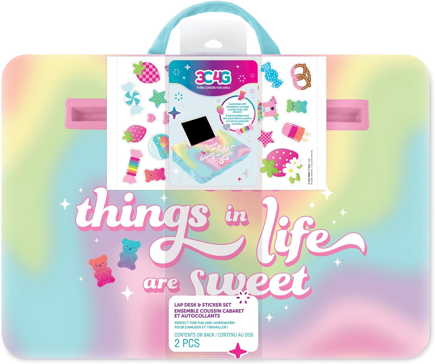 Life Is Sweet Lap Desk and Sticker Set