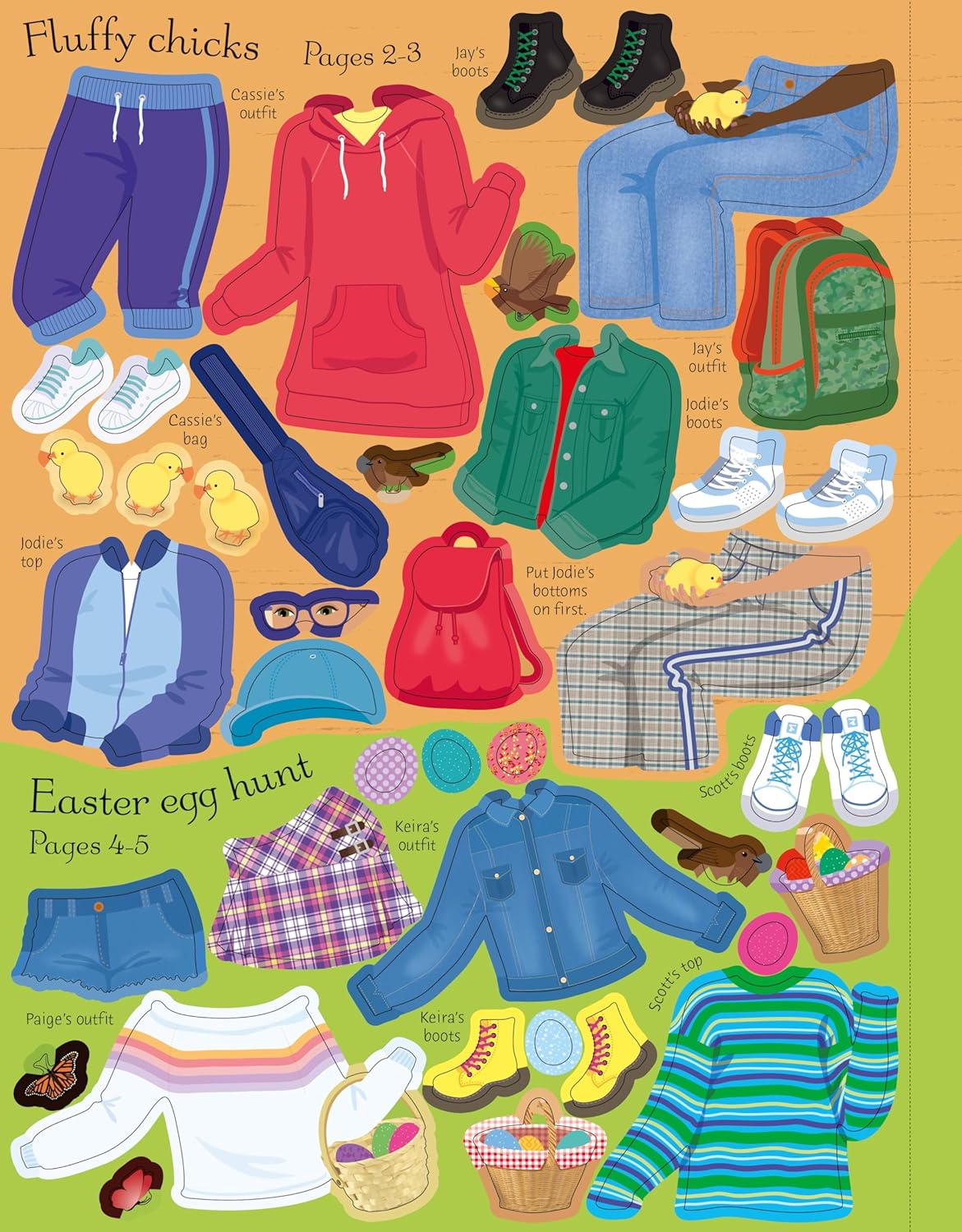 Sticker Dolly Dressing Easter Book