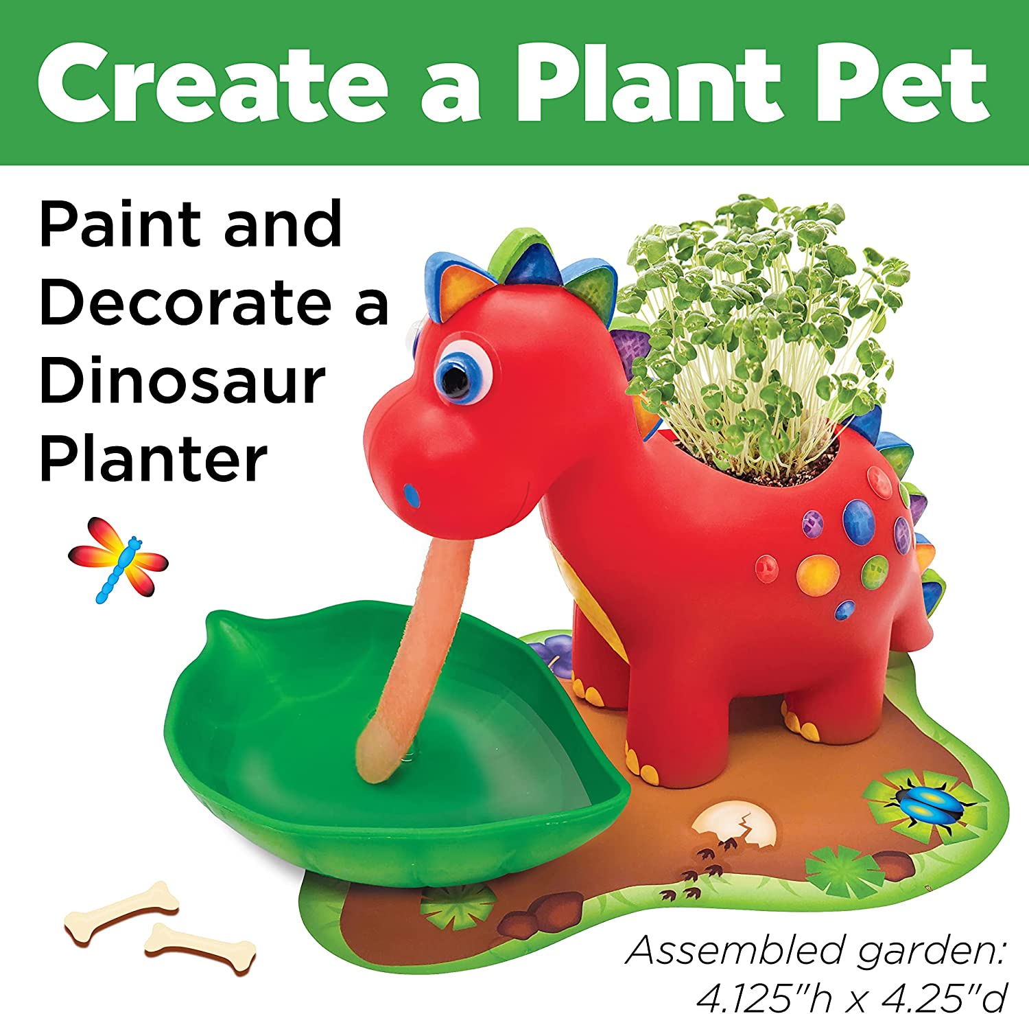 * Self-Watering Dinosaur