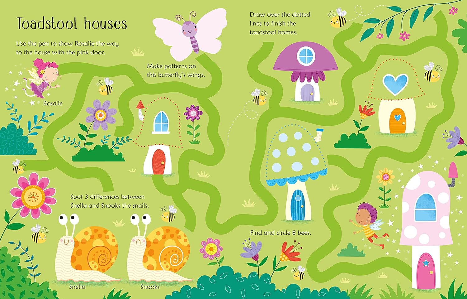 Wipe Clean Fairy Act Book