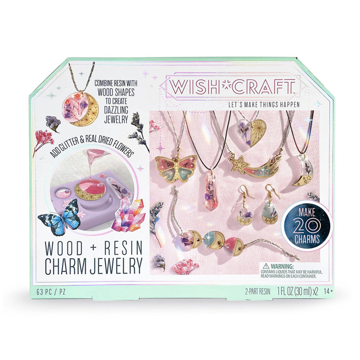 Wood and Resin Charm