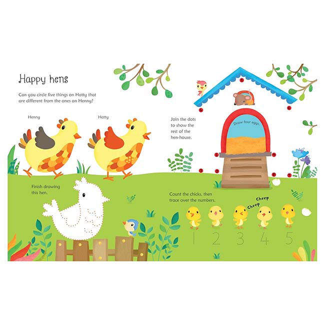 Wipe-Clean Farm Activities