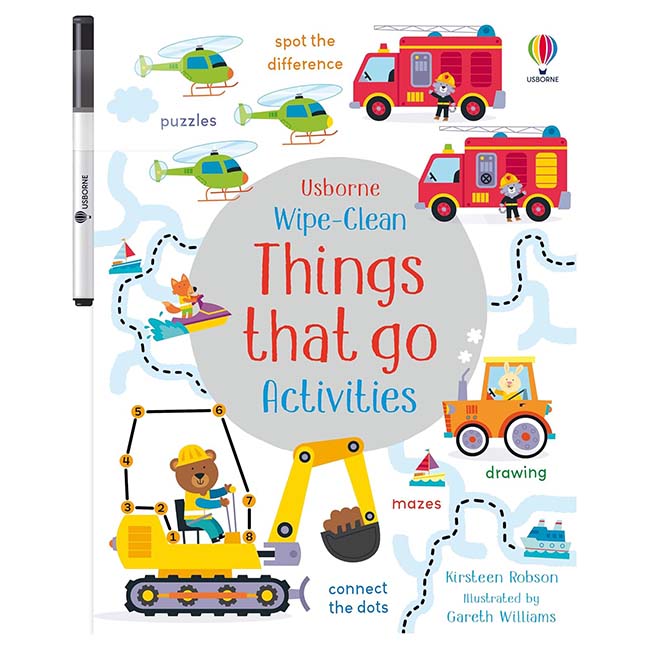 Wipe-Clean Things That Go Activities