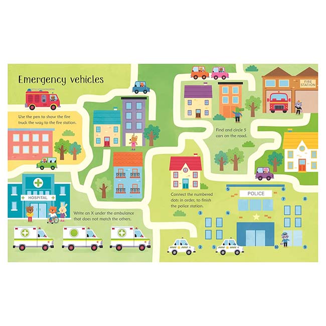 Wipe-Clean Things That Go Activities