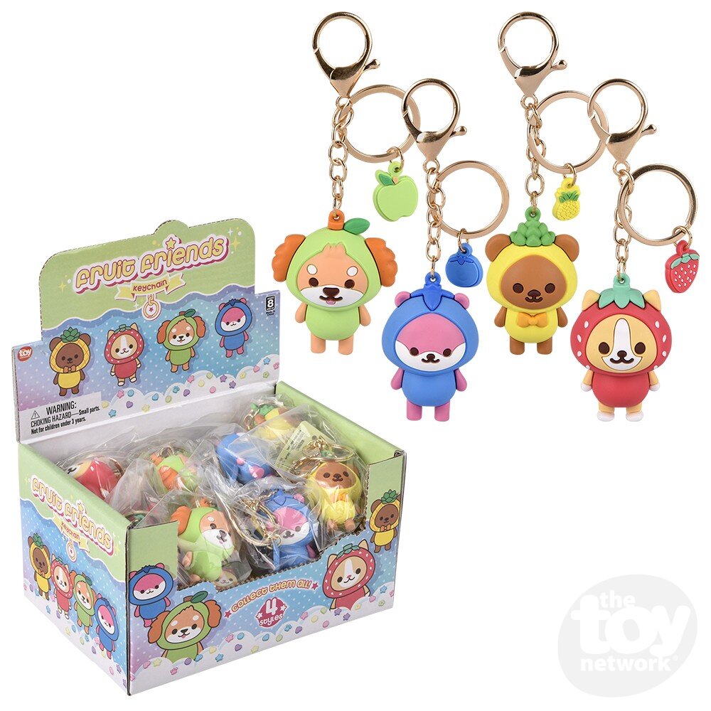 Kawaii Animal Fruit Friends Clip