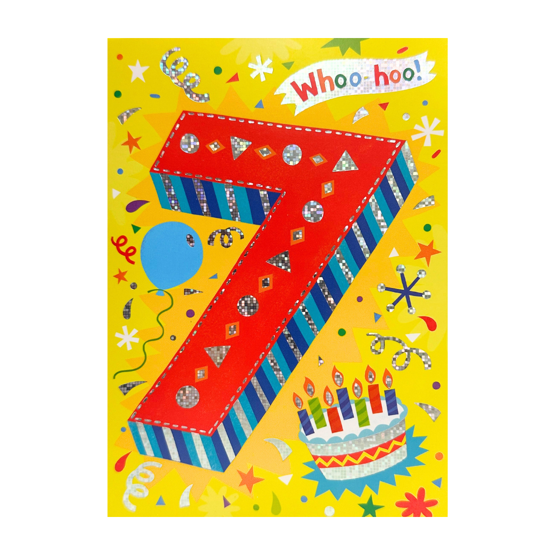 7 Year Old Card
