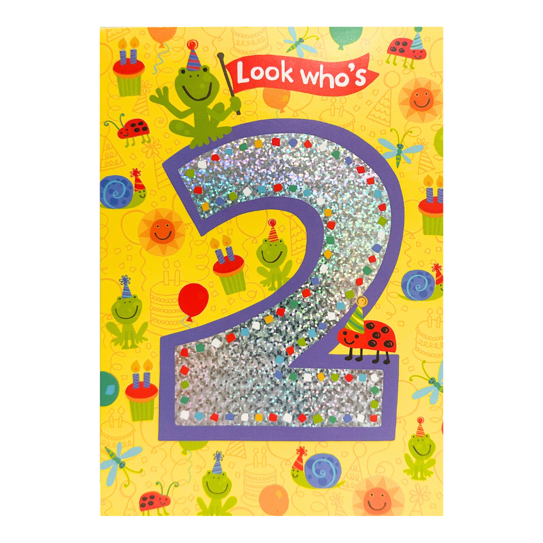 2 Year Old Foil Card
