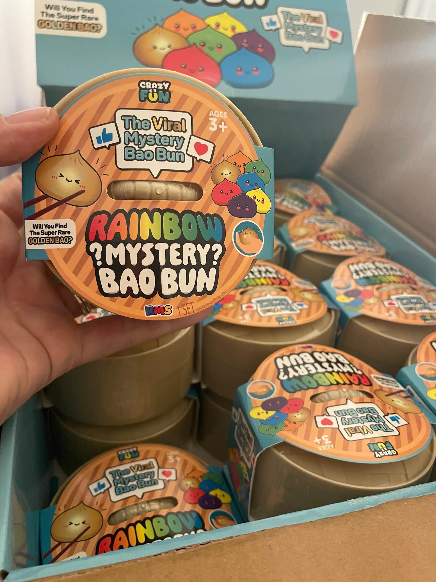 RMS Crazy Fun™ Mystery Bao Bun - Rare Rainbow Chase