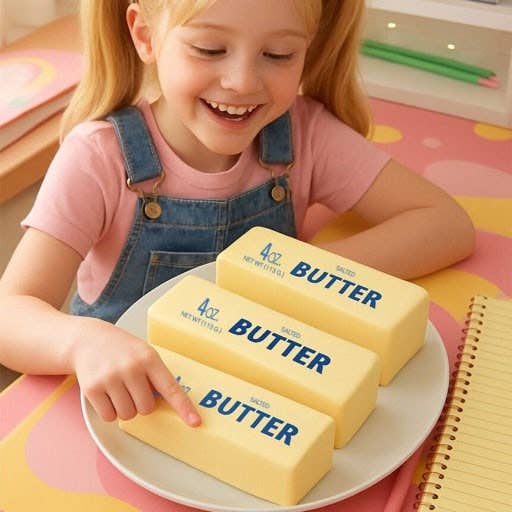 Butter Squishy Toy Soft & Slow Rebound