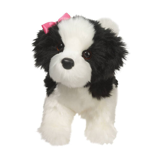Poofy Shihtzu Black White