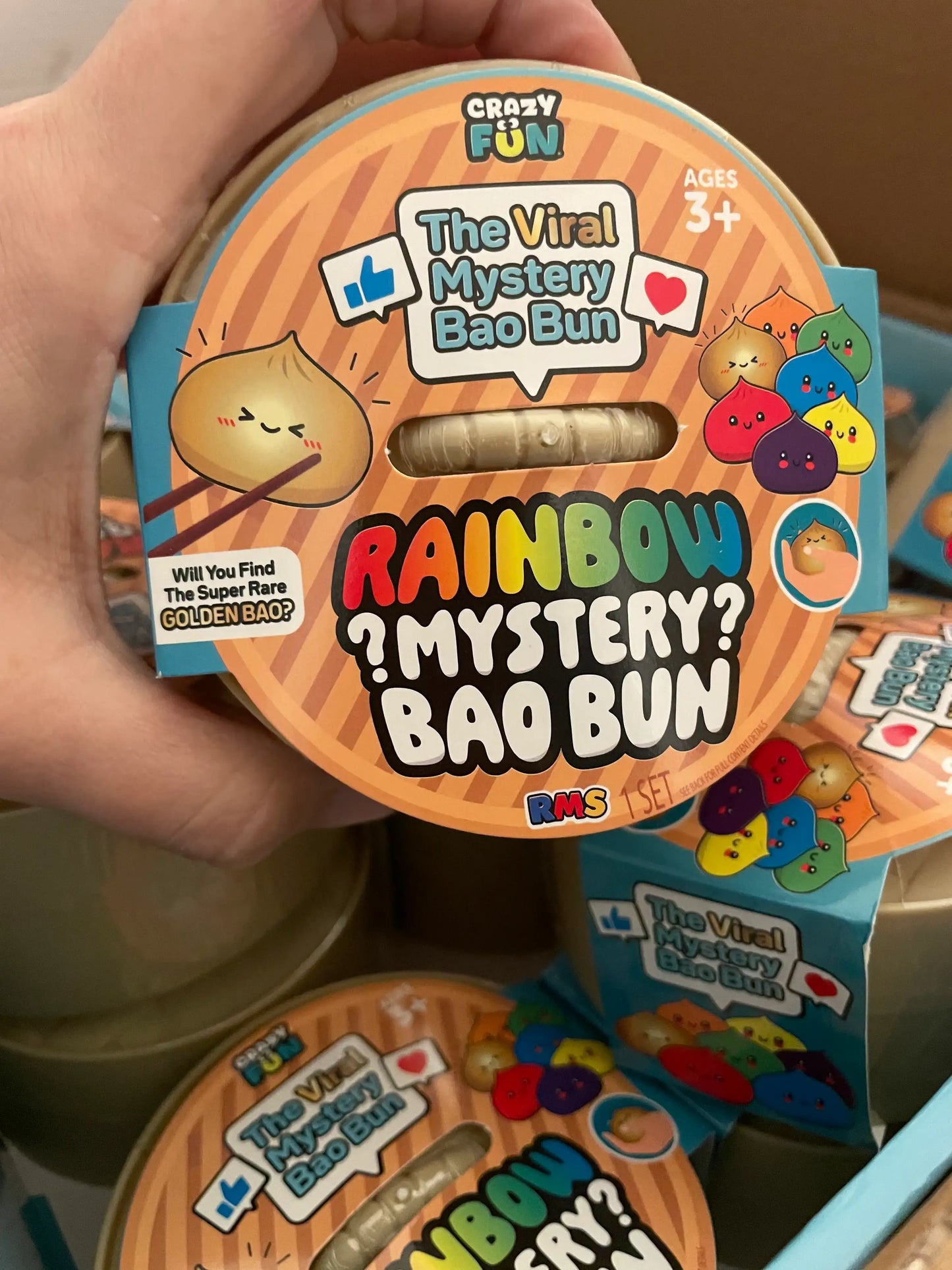 RMS Crazy Fun™ Mystery Bao Bun - Rare Rainbow Chase