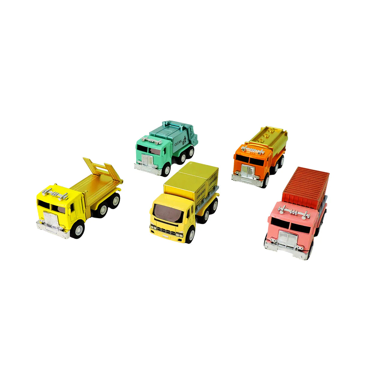 Metallic Truck in Container Box Asst