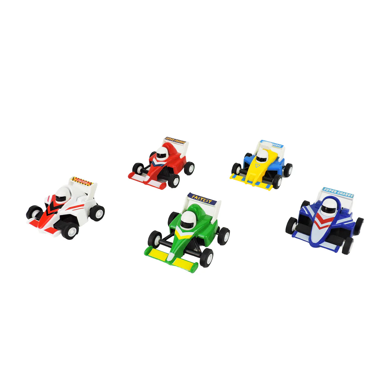 Diecast Pull Back Racing Car in Clear Box Asst