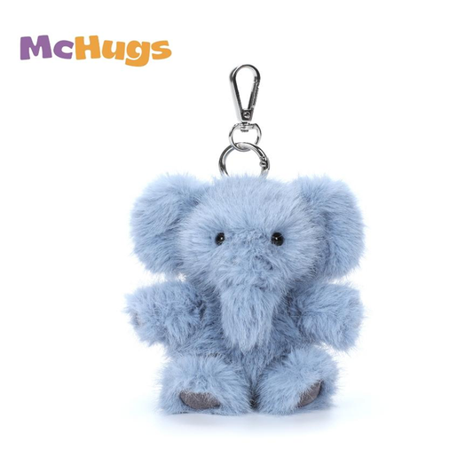 McHugs Stormey Elephant Stuffed Animal Bag Charm
