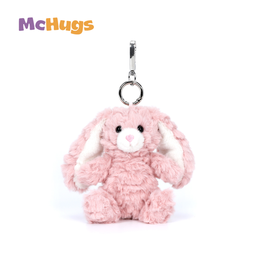 McHugs Bunny Buddy Rabbit Stuffed Animal Bag Charm