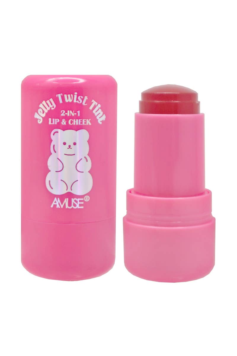 Amuse Jelly Twist 2-in-1 Lip & Cheek Tint