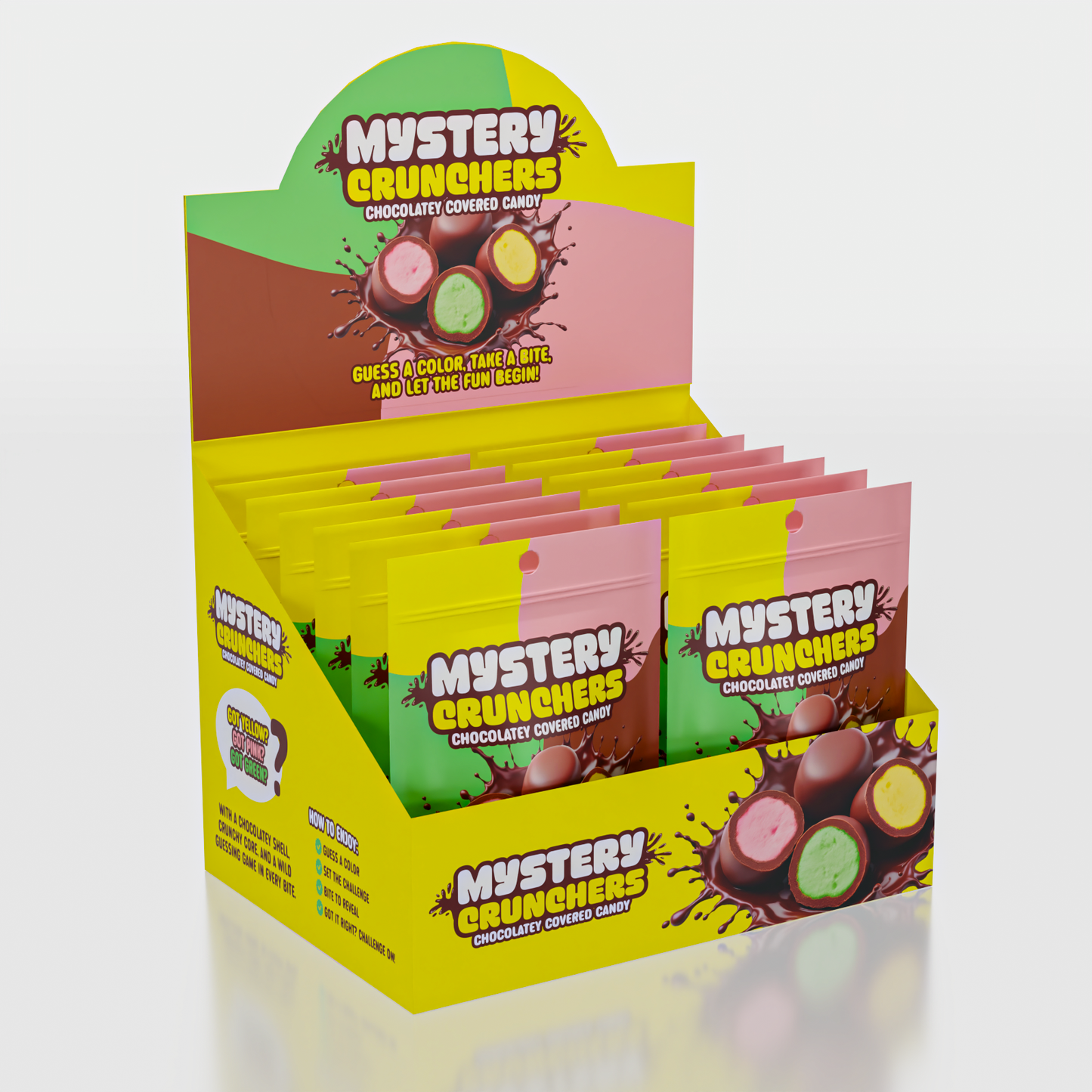 Mystery Crunchers Color Reveal Viral Chocolate Bites