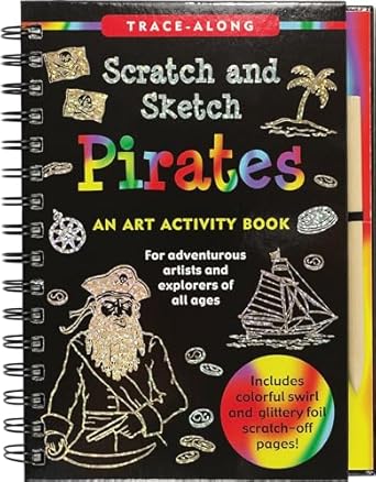 Scratch & Sketch Pirates Trace Along