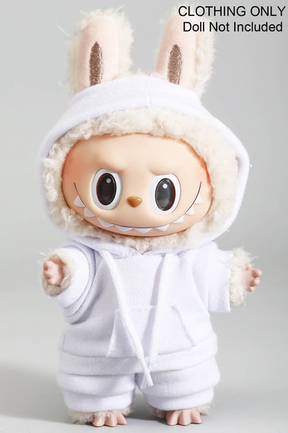 TWO PIECE HOODIE AND SHORTS LABUBU OUTFIT ONLY