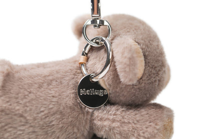 McHugs Lazy Bear Stuffed Animal Bag Charm