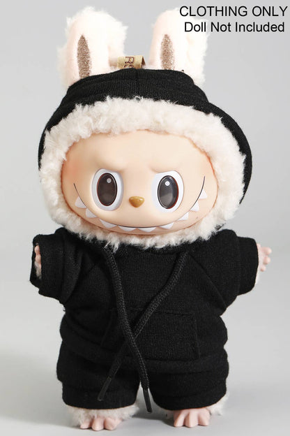 TWO PIECE HOODIE AND SHORTS LABUBU OUTFIT ONLY