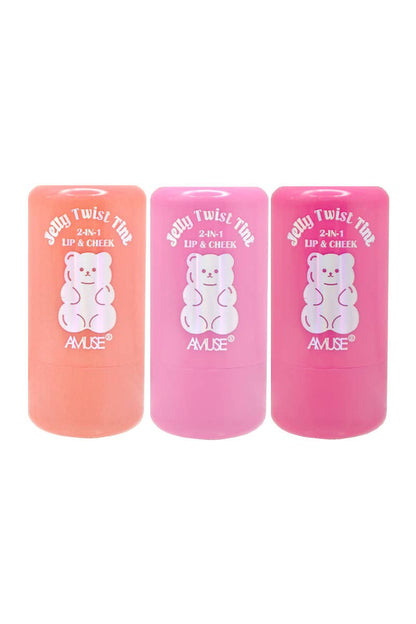 Amuse Jelly Twist 2-in-1 Lip & Cheek Tint