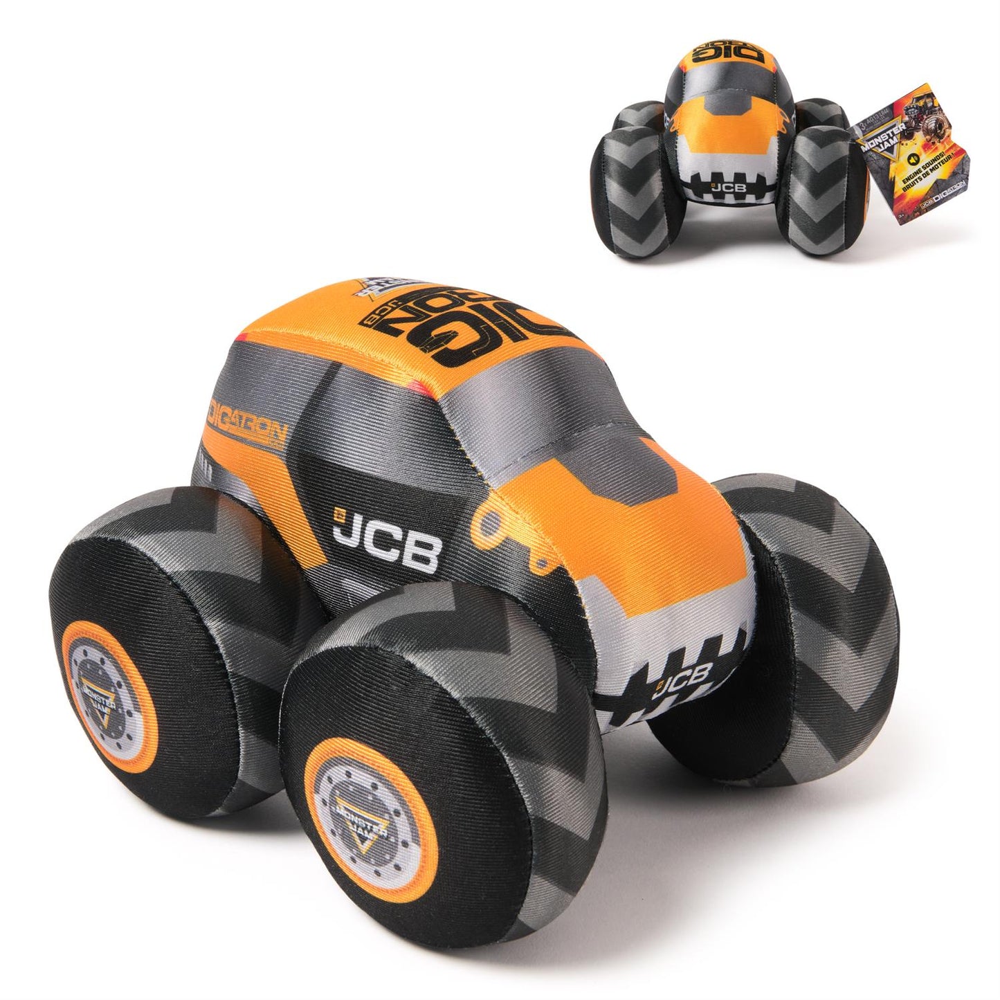 Monster Jam Plush Trucks with Sound Effects