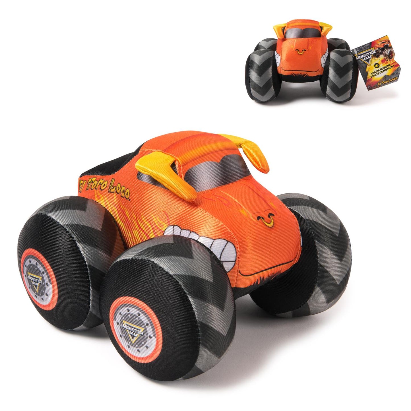 Monster Jam Plush Trucks with Sound Effects