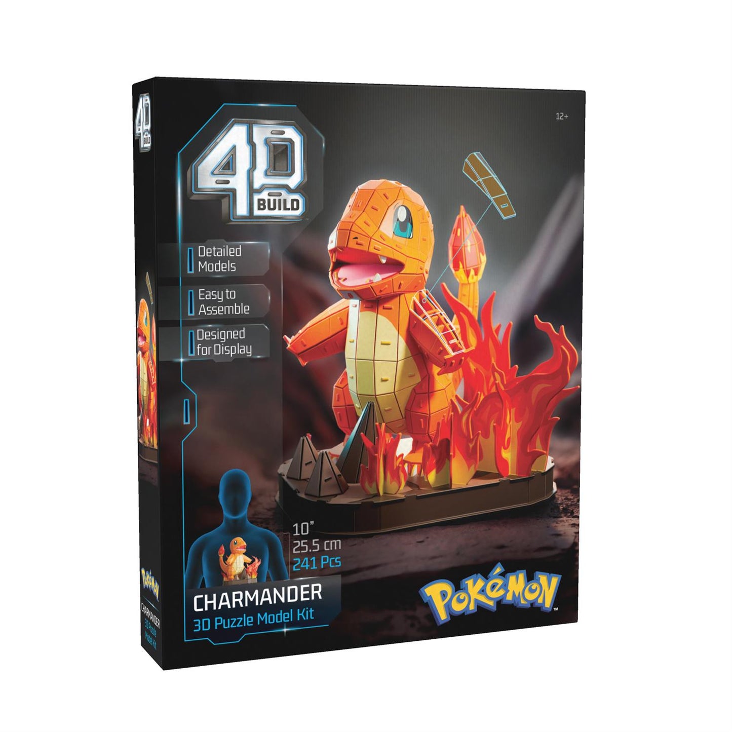 4D Build Pokemon Charmander 3D Model Kit