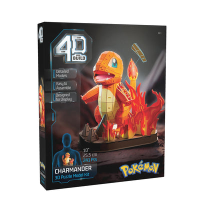 4D Build Pokemon Charmander 3D Model Kit