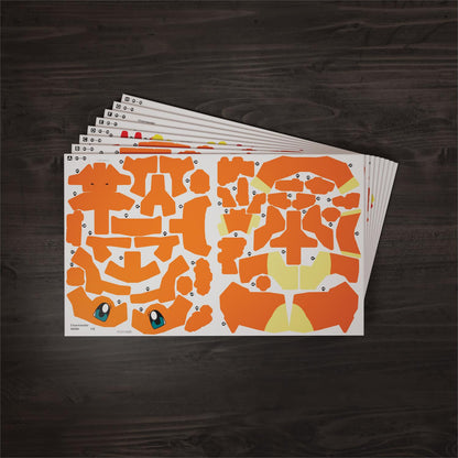 4D Build Pokemon Charmander 3D Model Kit