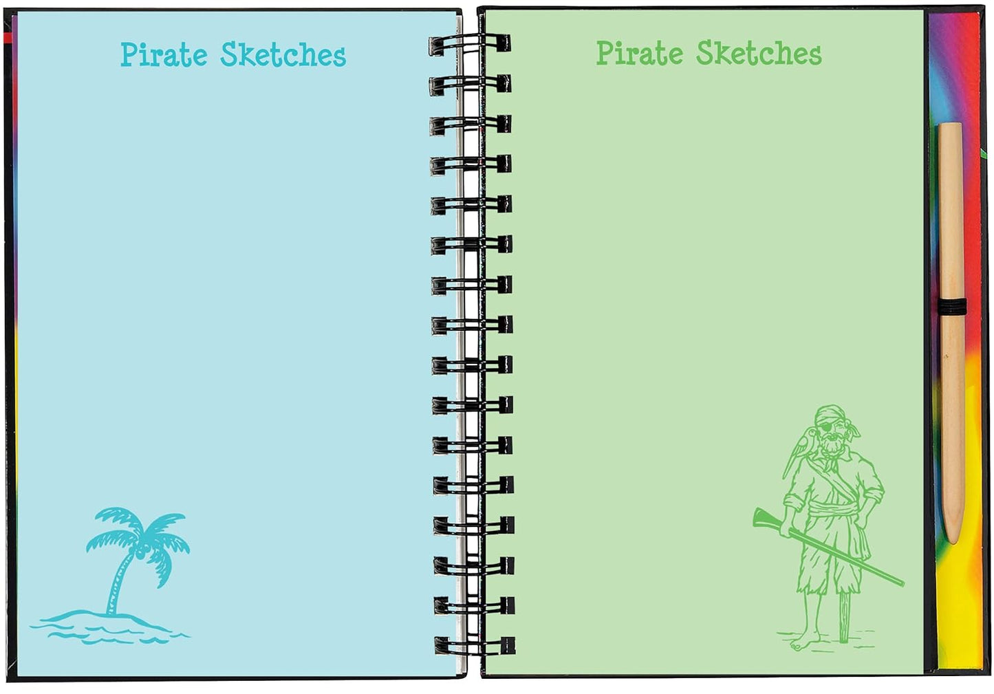 Scratch & Sketch Pirates Trace Along