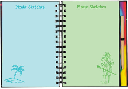 Scratch & Sketch Pirates Trace Along