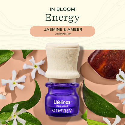 Grounding Stone & Oil Set - Jasmine & Amber