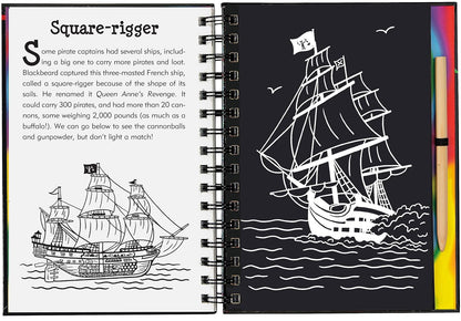 Scratch & Sketch Pirates Trace Along